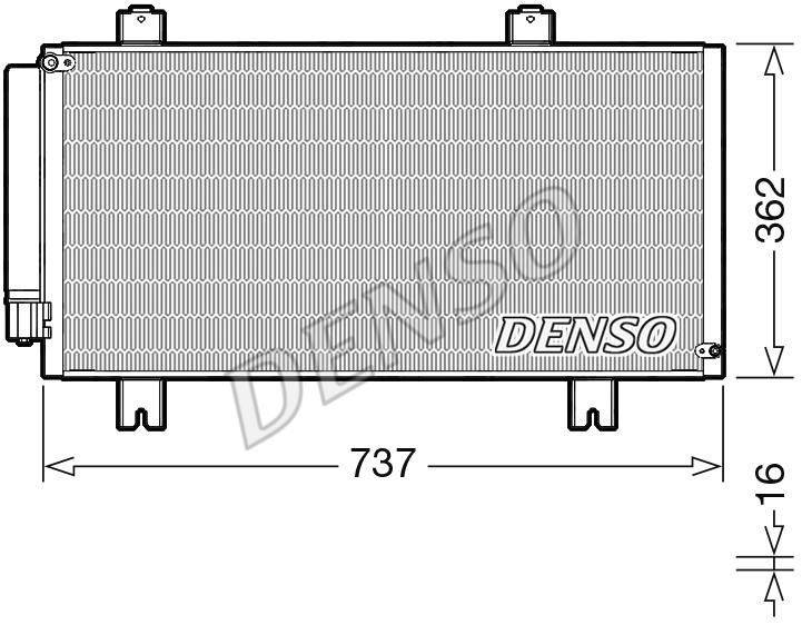 DENSO DCN40029 Cooler Module DCN40029