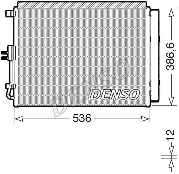 DENSO DCN43009 Cooler Module DCN43009