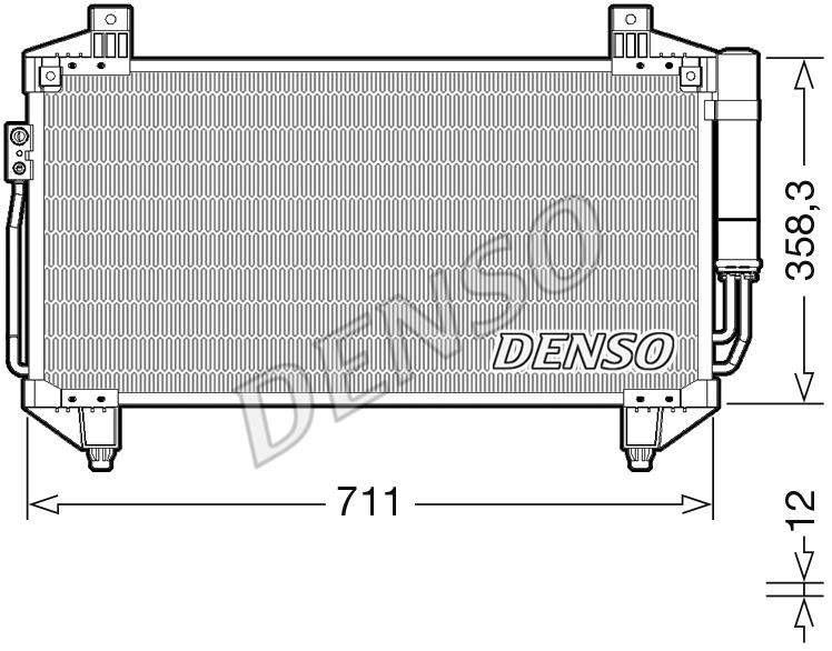 DENSO DCN45011 Cooler Module DCN45011