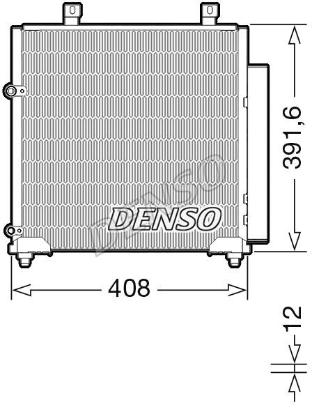 DENSO DCN45012 Cooler Module DCN45012