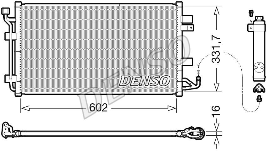 DENSO DCN46035 Cooler Module DCN46035