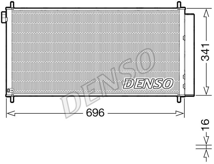 DENSO DCN50121 Cooler Module DCN50121