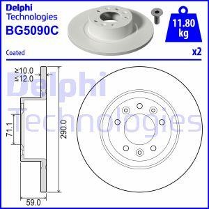 Delphi BG5090C Brake disk BG5090C