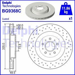 Delphi BG9368C Brake disk BG9368C
