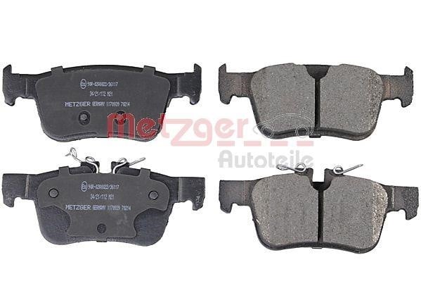 Metzger 1170939 Brake Pad Set, disc brake 1170939
