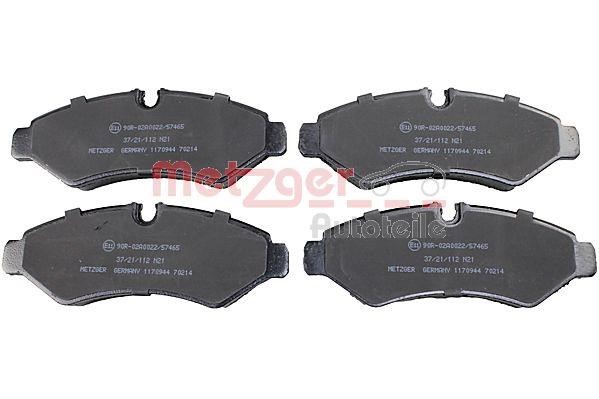 Metzger 1170944 Brake Pad Set, disc brake 1170944