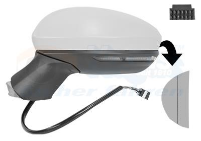 4422807 Van Wezel Outside Mirror
