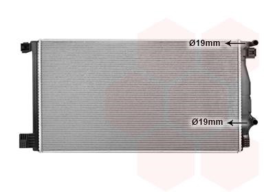 Oil Cooler Toyota: 53012710 Van Wezel Engine cooling radiator