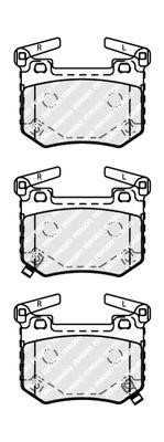 Ferodo FDB5150 FERODO PREMIER disc brake pads, set FDB5150