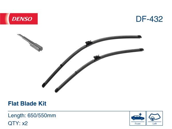 DENSO DF-432 Denso Flat Frameless Wiper Brush Set 650/550 DF432