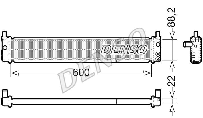 DENSO DRM50135 Radiator, engine cooling DRM50135