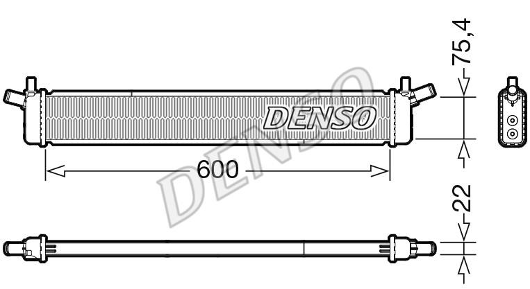 DENSO DRM50136 Radiator, engine cooling DRM50136