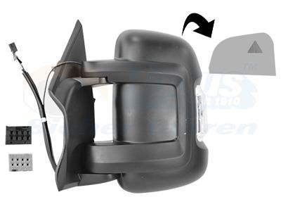 Outside mirror Peugeot Boxer: 1652815 Van Wezel Outside Mirror