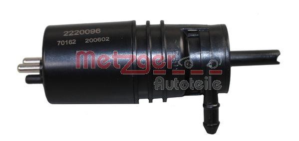 Metzger 2220096 Water Pump, window cleaning 2220096