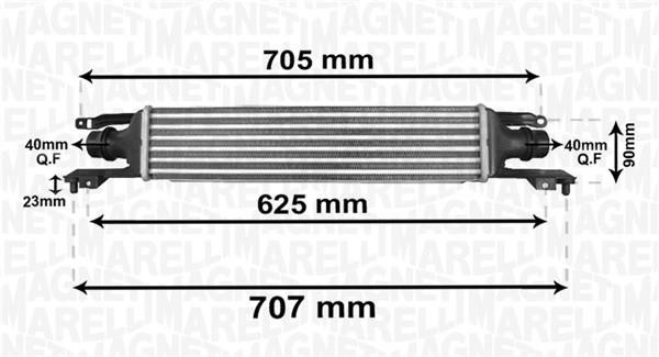 351319204120 Magneti marelli Intercooler, charger