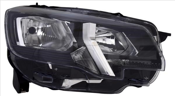 Headlight Peugeot Rifter: 2017742052 TYC Headlamp