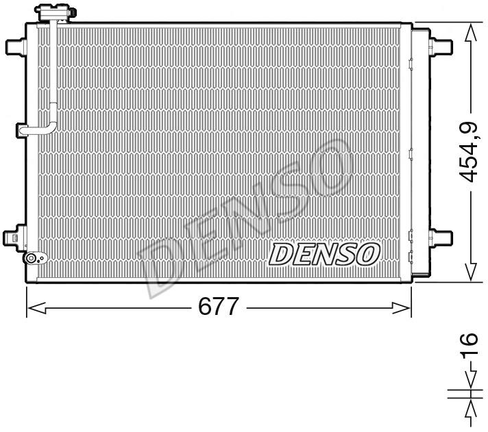 DENSO DCN02046 Cooler Module DCN02046