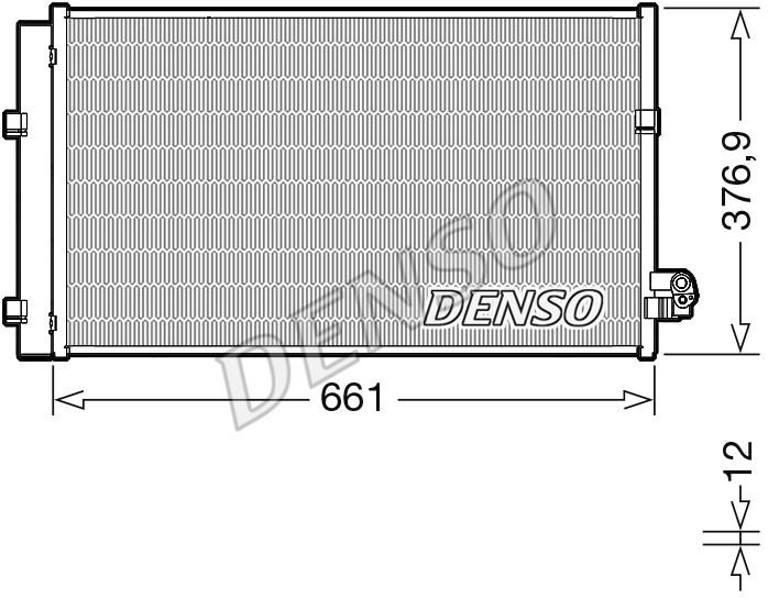 DENSO DCN05106 Cooler Module DCN05106