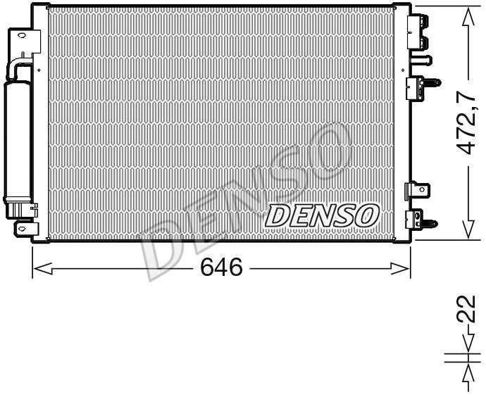 DENSO DCN13022 Cooler Module DCN13022