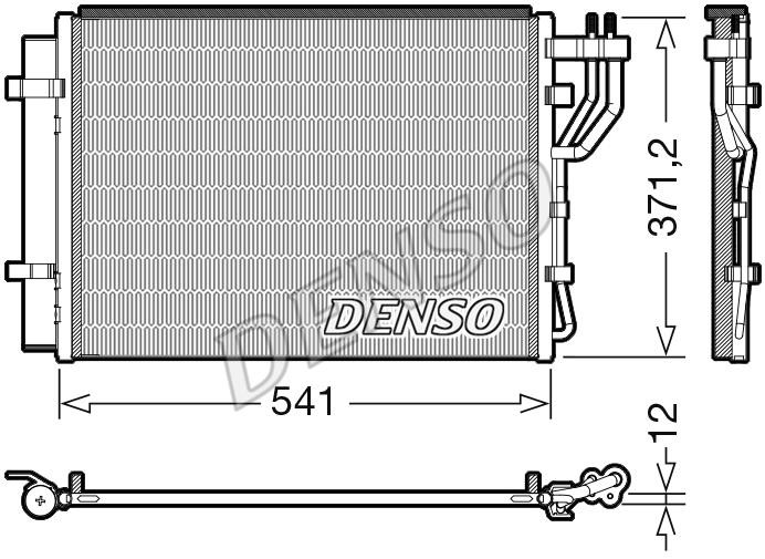 DENSO DCN43010 Cooler Module DCN43010