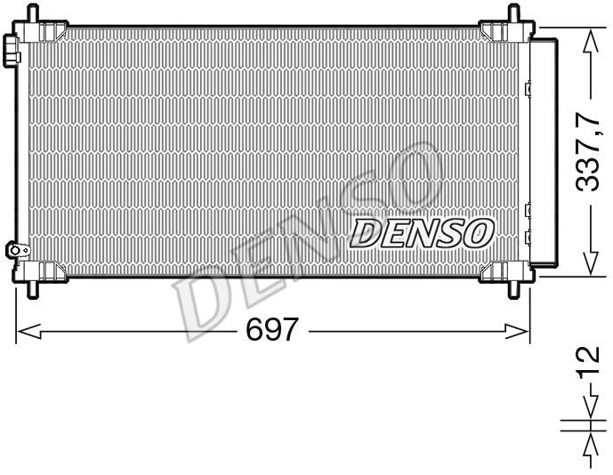 DENSO DCN50120 Cooler Module DCN50120