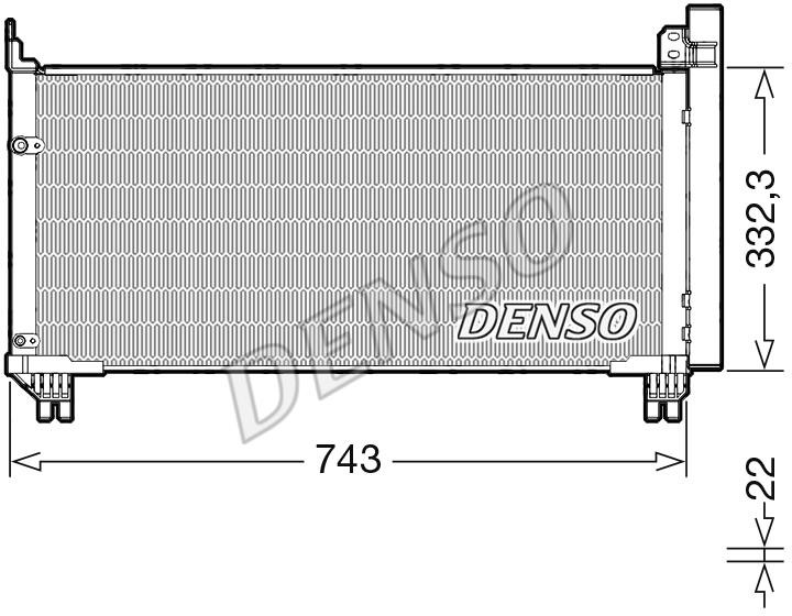 DENSO DCN51014 Cooler Module DCN51014