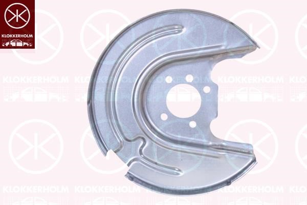Brake dust shield Cupra: 9535878 Klokkerholm Brake disc cover