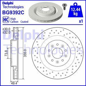 Delphi BG9392C Brake disk BG9392C