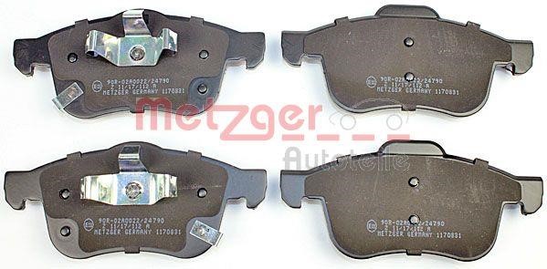 Metzger 1170831 Brake Pad Set, disc brake 1170831