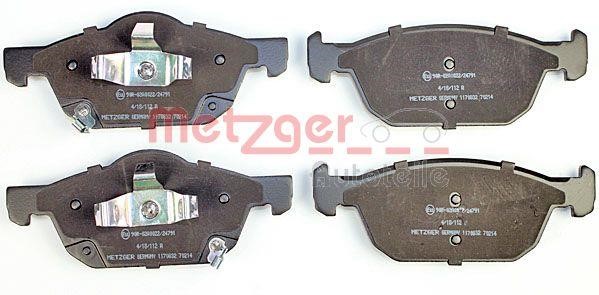 Metzger 1170832 Brake Pad Set, disc brake 1170832