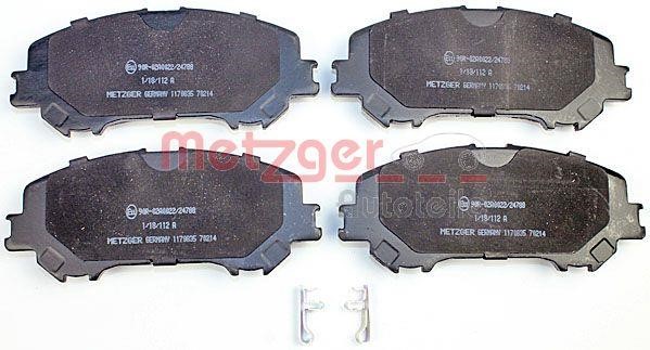 Metzger 1170835 Brake Pad Set, disc brake 1170835