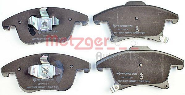 Metzger 1170837 Brake Pad Set, disc brake 1170837