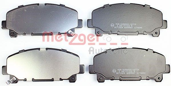 Metzger 1170840 Brake Pad Set, disc brake 1170840