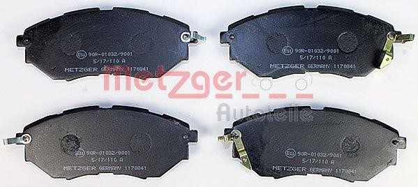 Metzger 1170841 Brake Pad Set, disc brake 1170841
