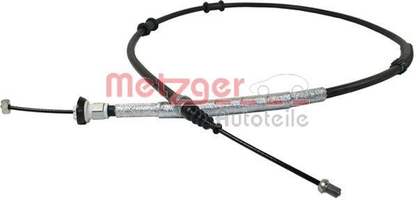 Metzger 120752 Parking brake cable, right 120752