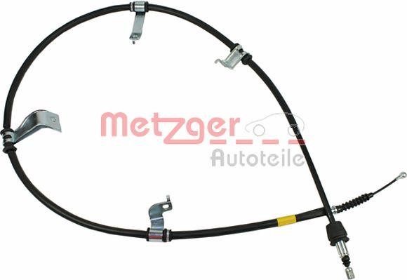 Metzger 172581 Parking brake cable, right 172581
