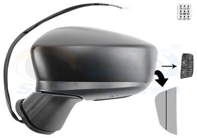 2744805 Van Wezel Outside Mirror