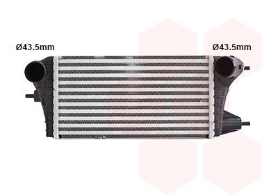 52014704 Van Wezel Intercooler, charger