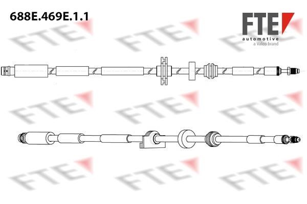 FTE 688E.469E.1.1 Brake Hose 688E469E11