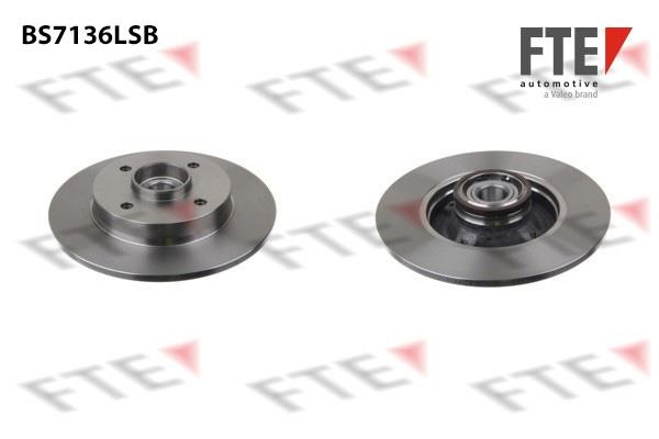 FTE BS7136LSB Rear brake disc, non-ventilated BS7136LSB