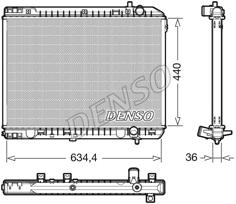 DENSO DRM43008 Radiator, engine cooling DRM43008