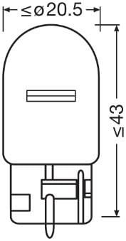 Bulb, auxiliary stop light Osram 7504-02B