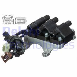 Engine coil pack Audi Cabriolet: GN1080612B1 Delphi Ignition coil