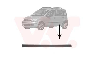 1709425 Van Wezel Trim/Protective Strip, door