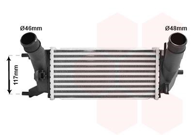 18014728 Van Wezel Intercooler, charger
