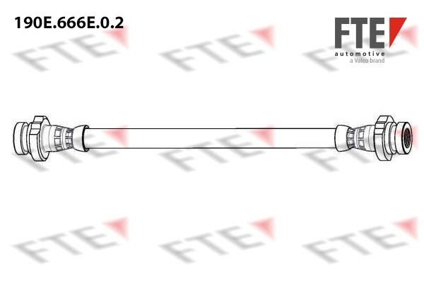 FTE 190E.666E.0.2 Brake Hose 190E666E02