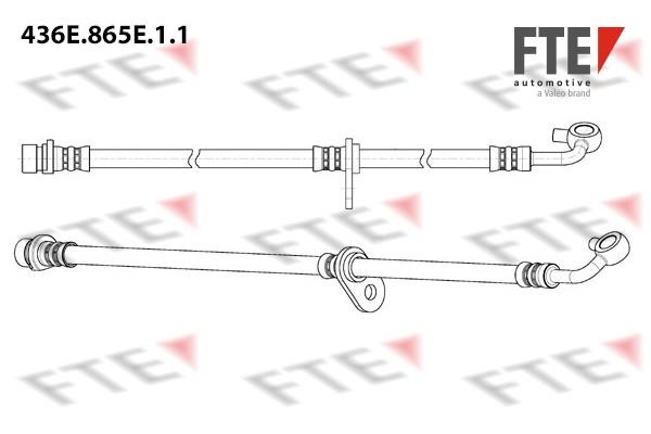 FTE 436E.865E.1.1 Brake Hose 436E865E11