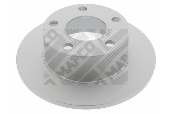Mapco 15711C Rear brake disc, non-ventilated 15711C