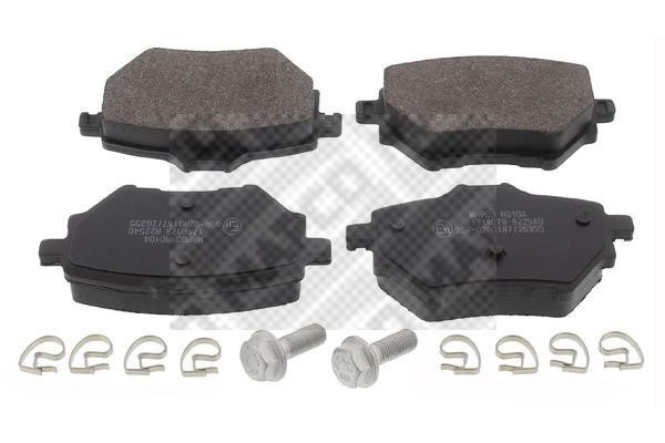 Mapco 6841 Front disc brake pads, set 6841
