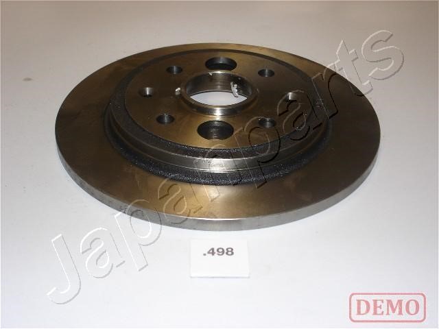 Japanparts DP-498C Rear brake disc, non-ventilated DP498C
